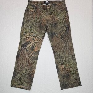 Mossy Oak Camo Jeans Mens 36x32 Relaxed Straight Leg Camouflage Gorpcore Y2K